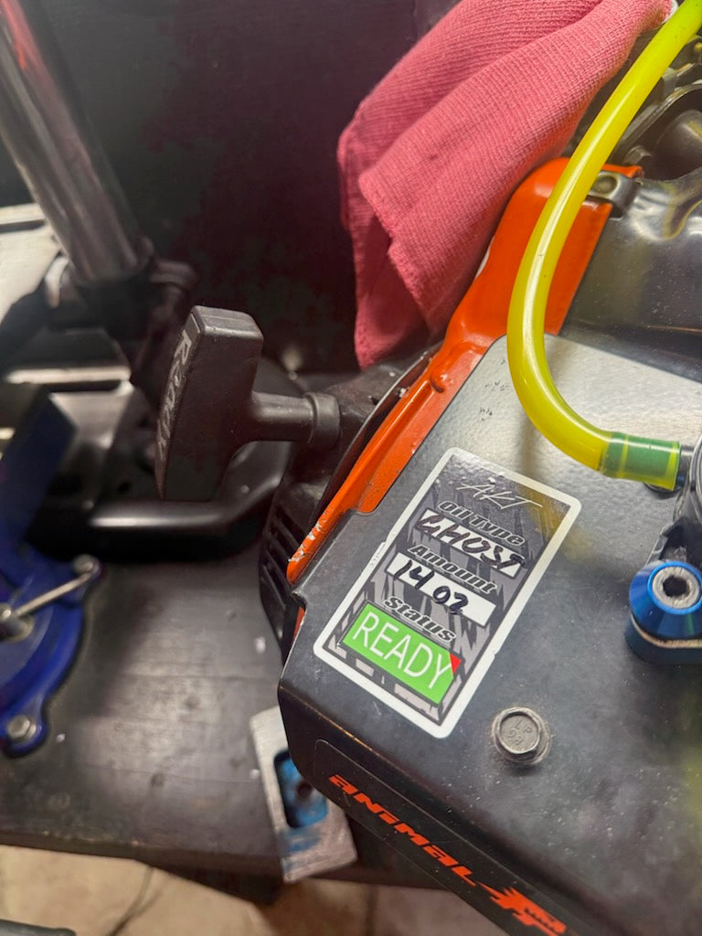 Oil Change Sticker Sheet