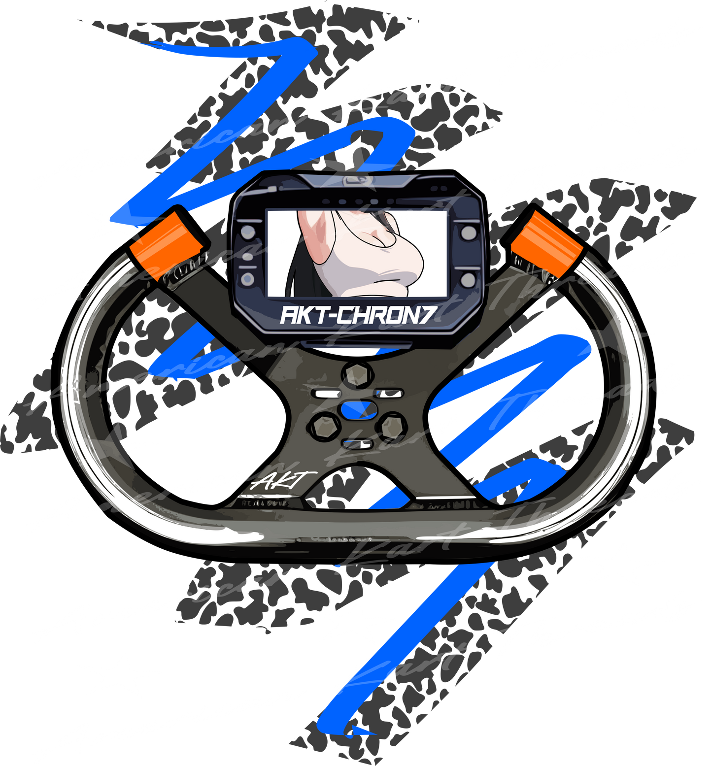 Distracted Driving Oval Hoodie